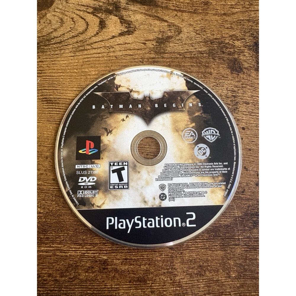 Batman Begins (Sony PlayStation 2 PS2, 2005) DISC ONLY TESTED WORKS